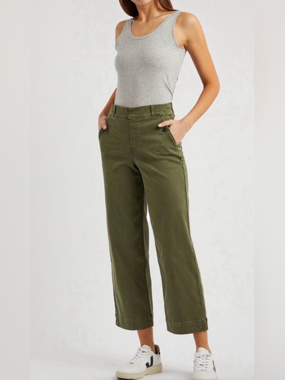 Spanx Stretch Twill Wide Leg Pants